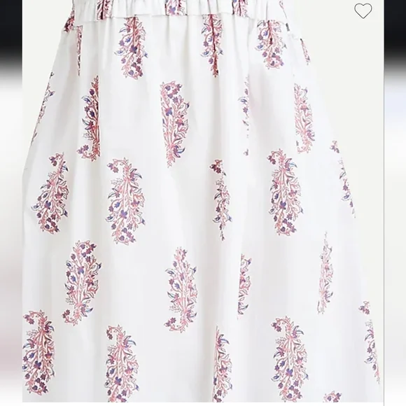 J.Crew Smocked Cotton Poplin Dress - Picture 3 of 9